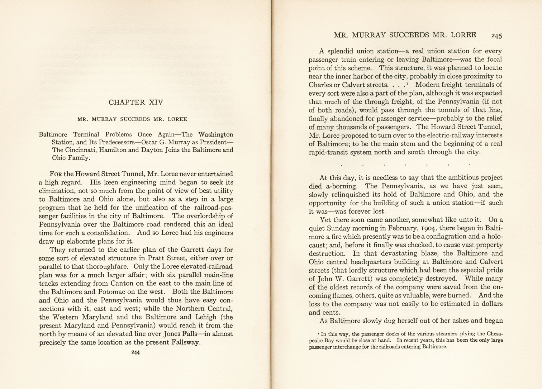 Hungerford, Story of the B&O