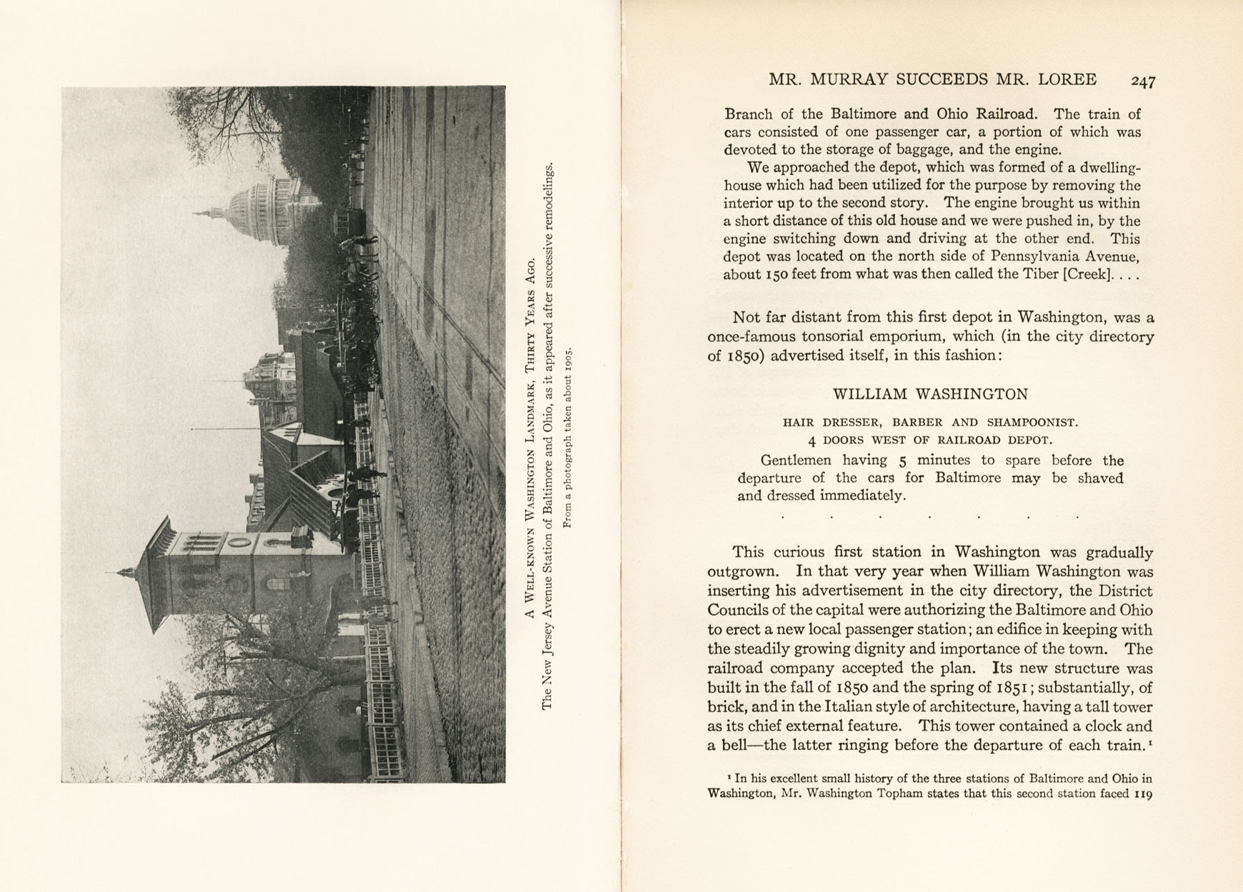 Hungerford, Story of the B&O