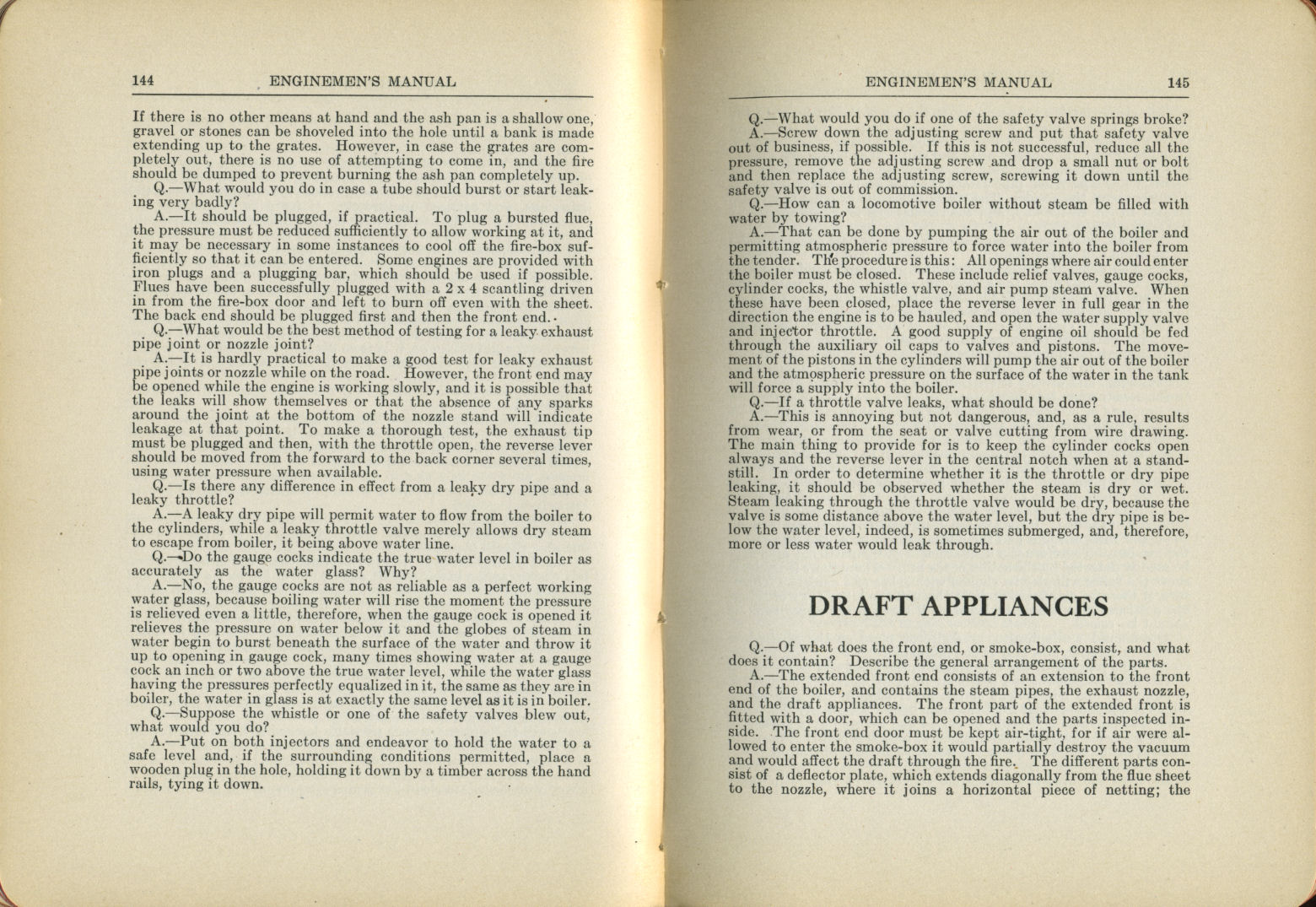 Enginemen's Manual