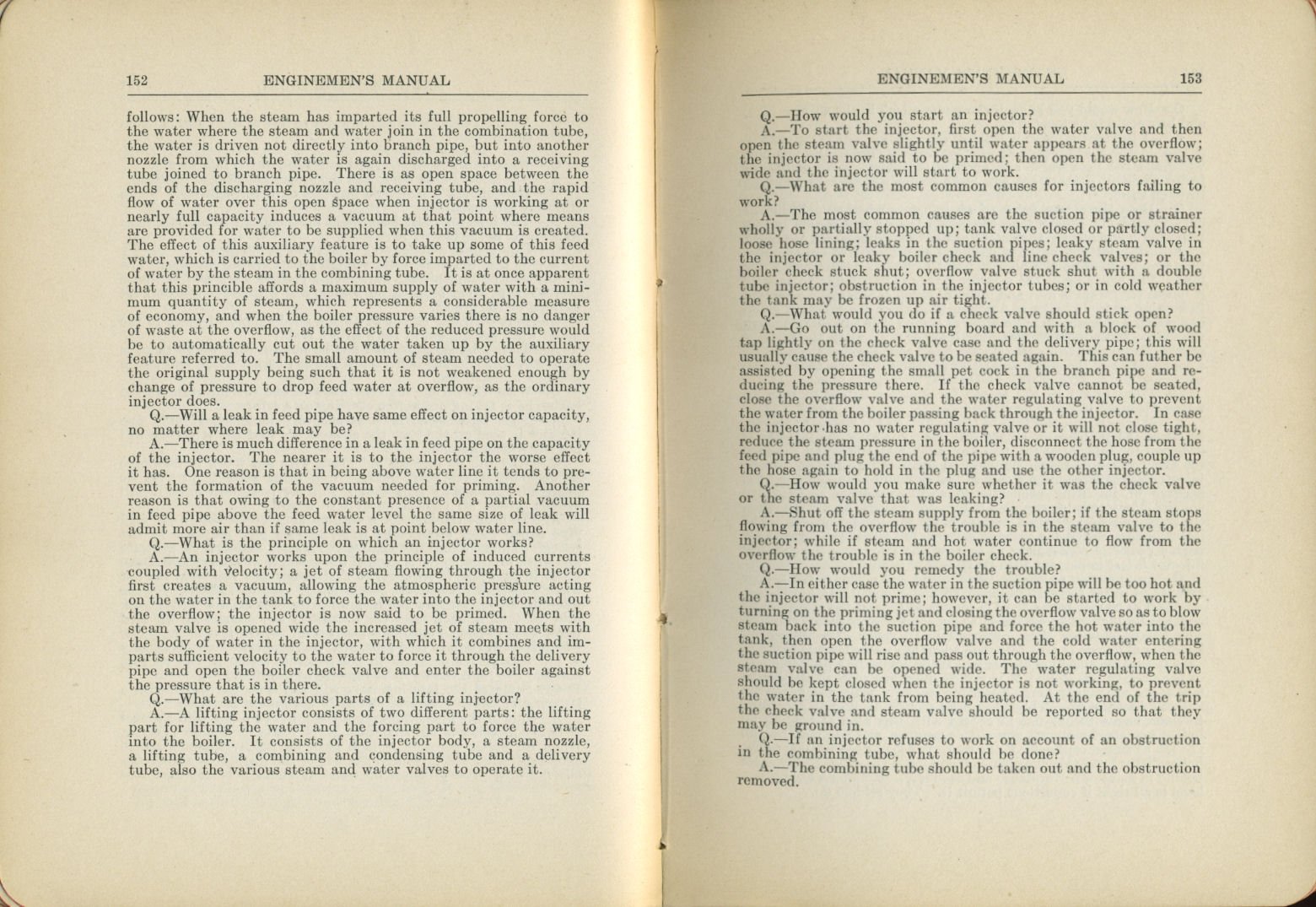 Enginemen's Manual