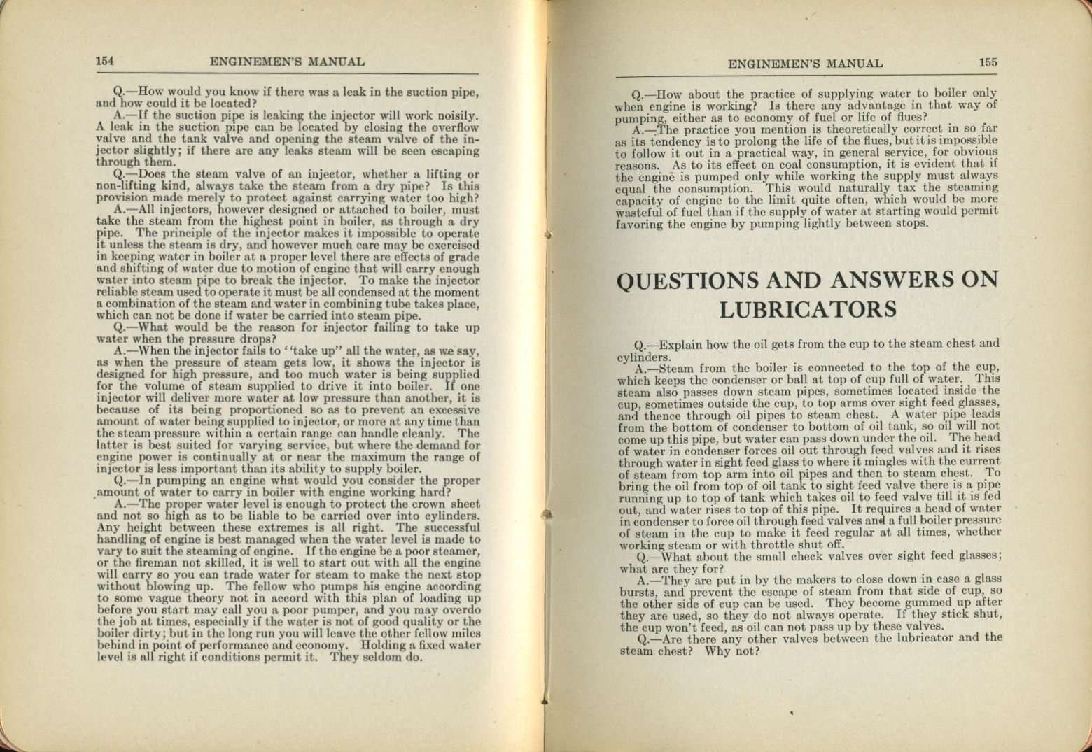 Enginemen's Manual