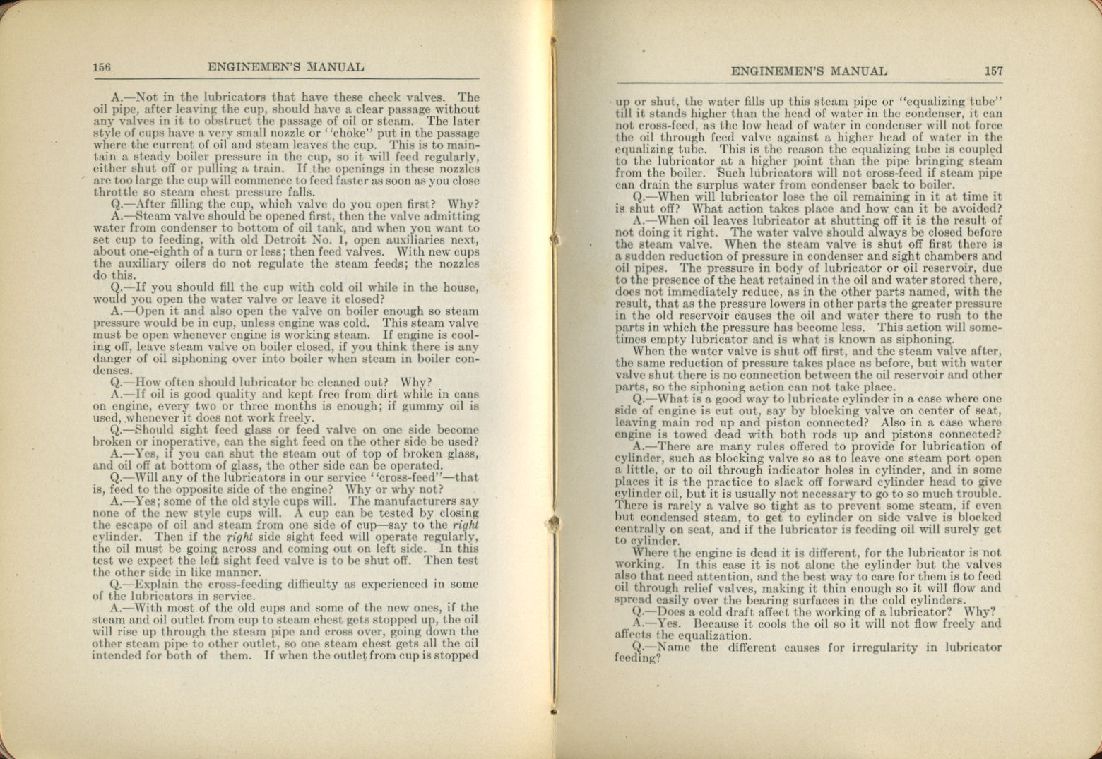 Enginemen's Manual