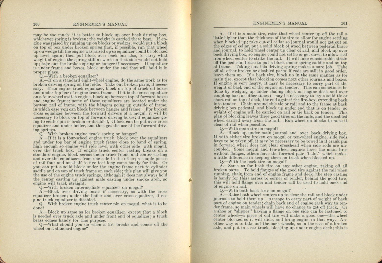 Enginemen's Manual