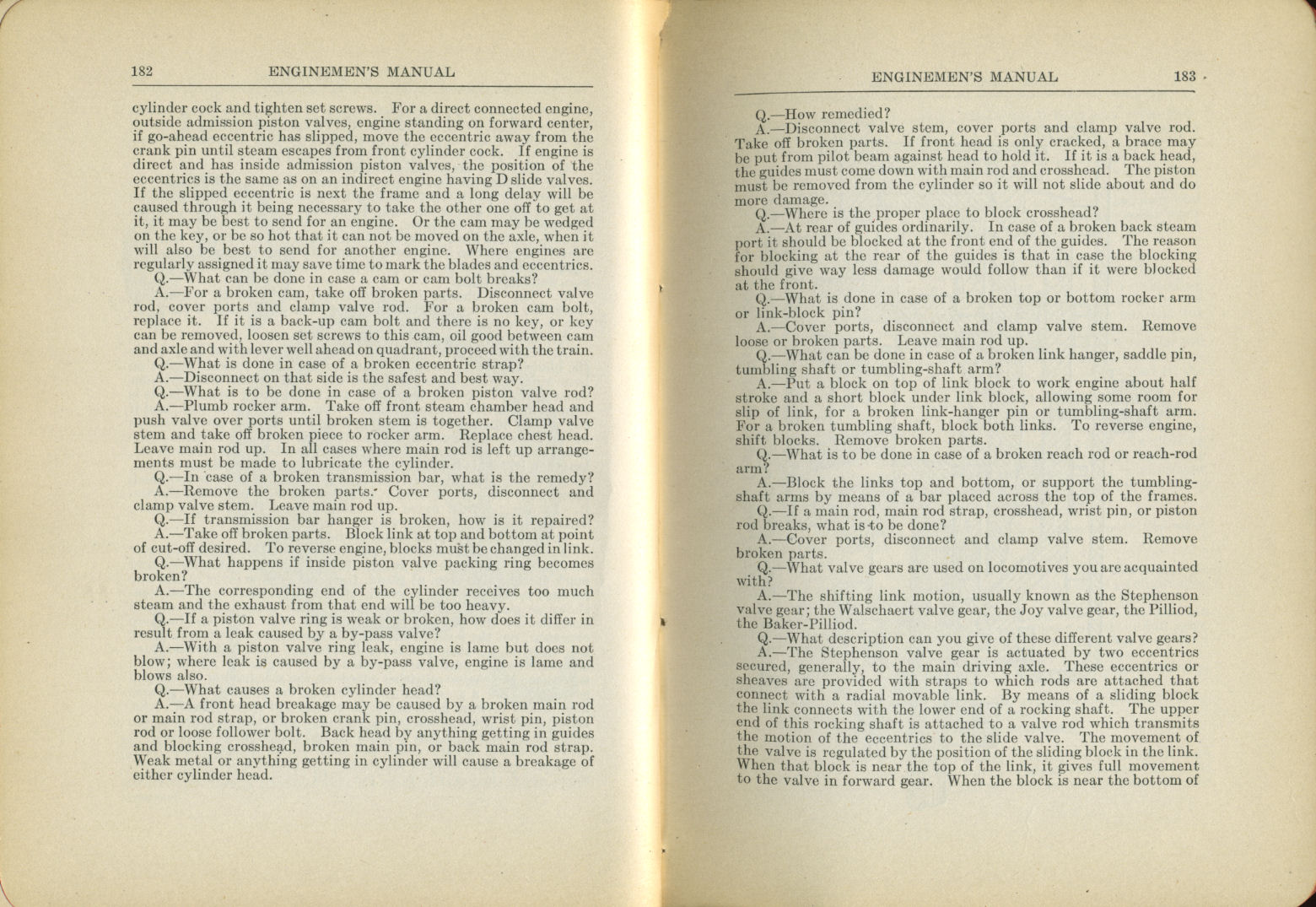Enginemen's Manual