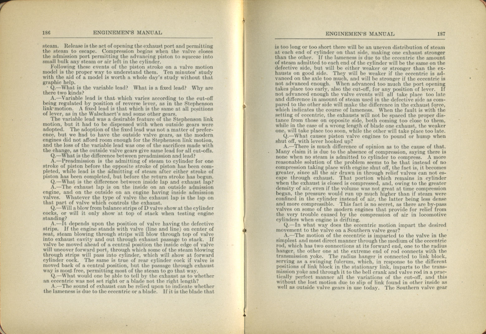 Enginemen's Manual