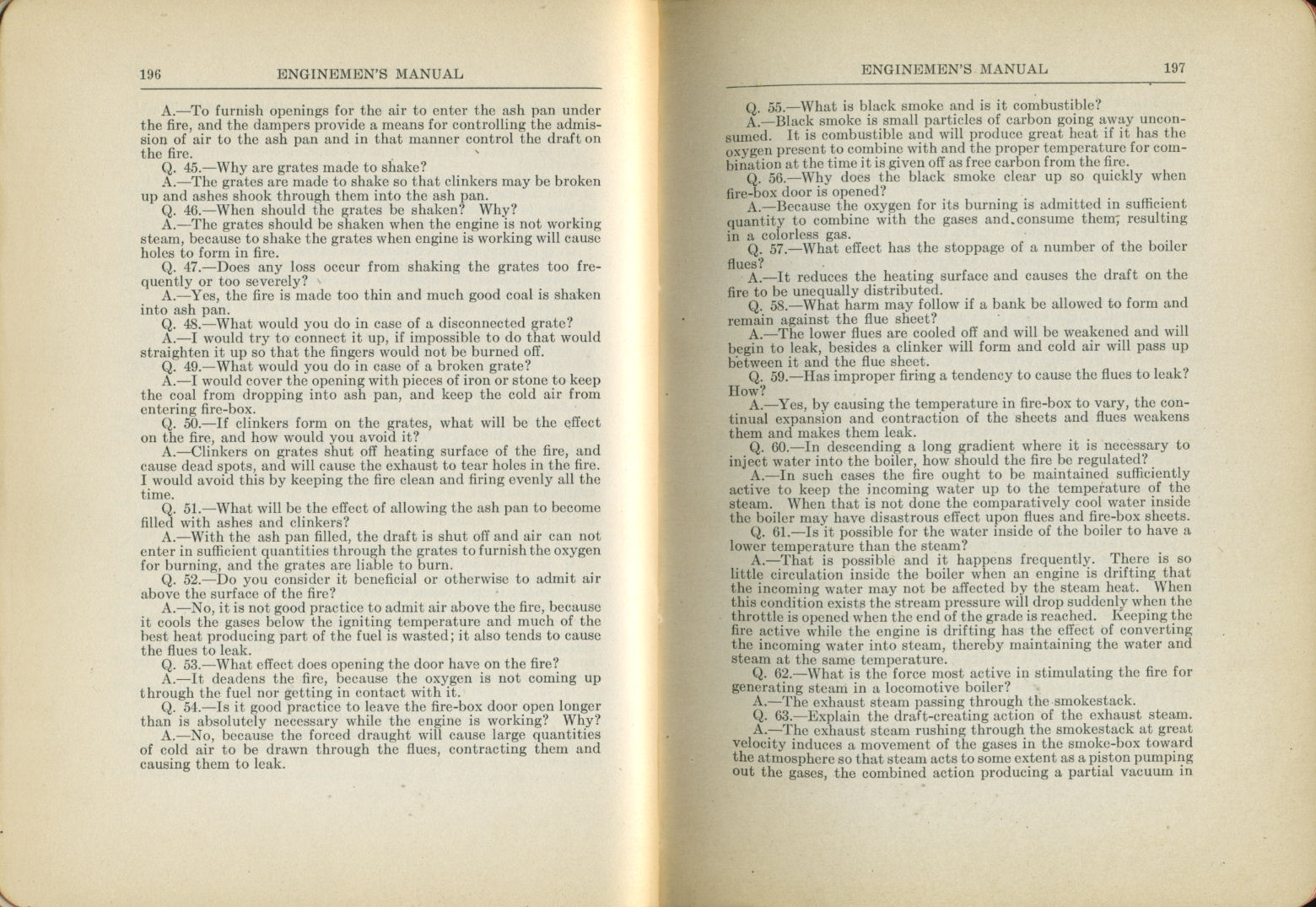 Enginemen's Manual