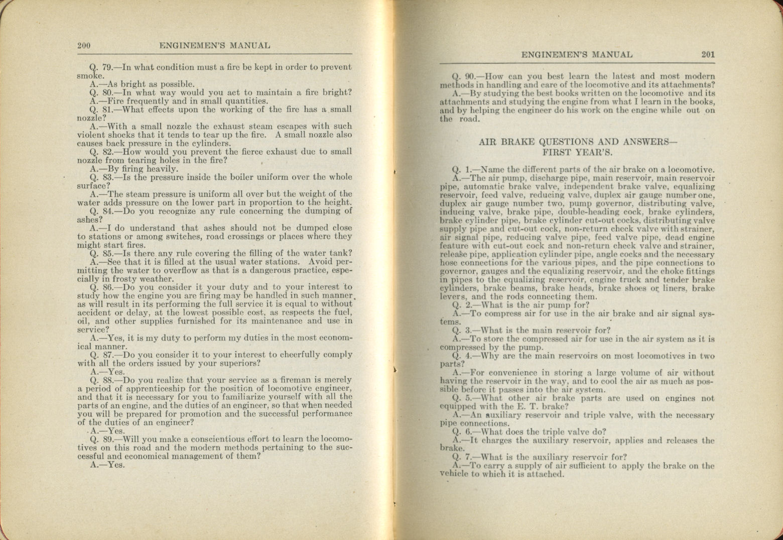 Enginemen's Manual