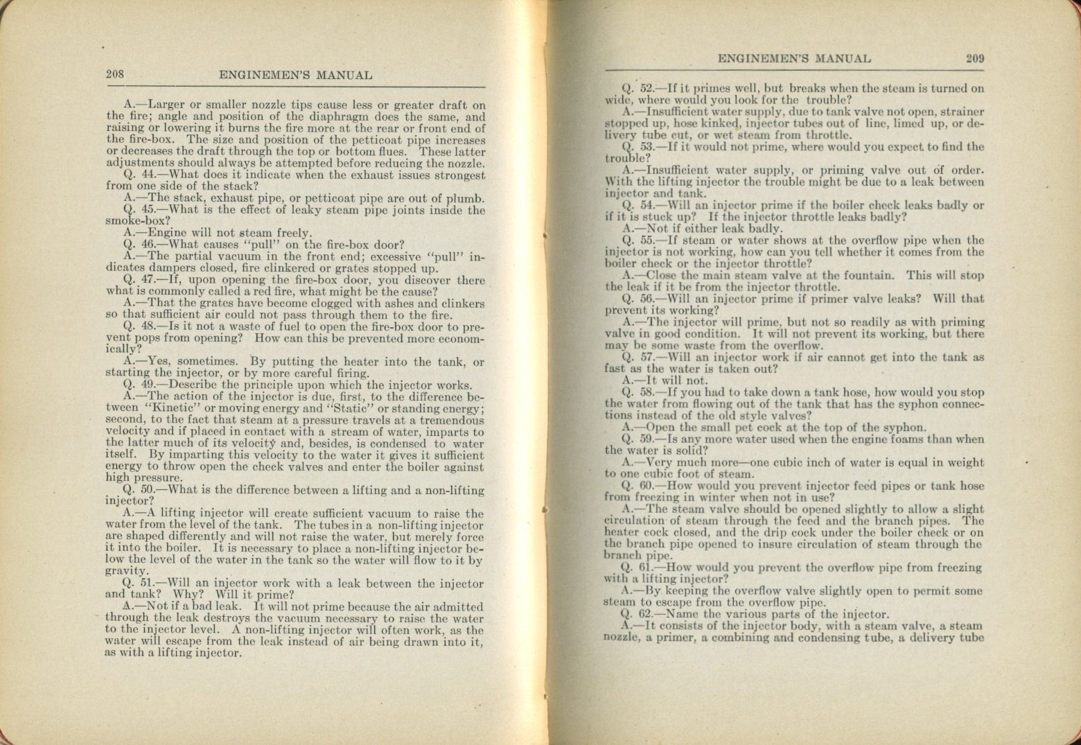 Enginemen's Manual