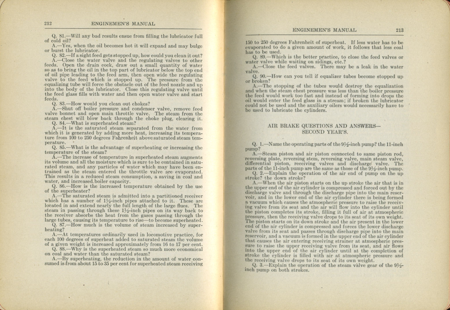 Enginemen's Manual