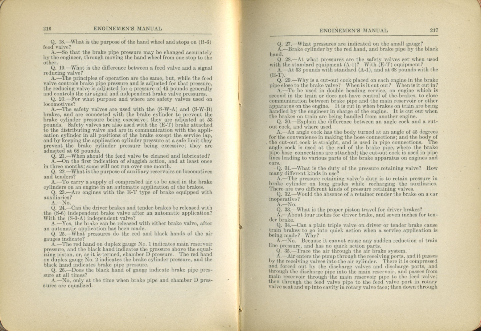 Enginemen's Manual
