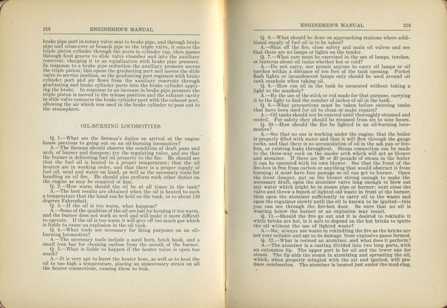 Enginemen's Manual
