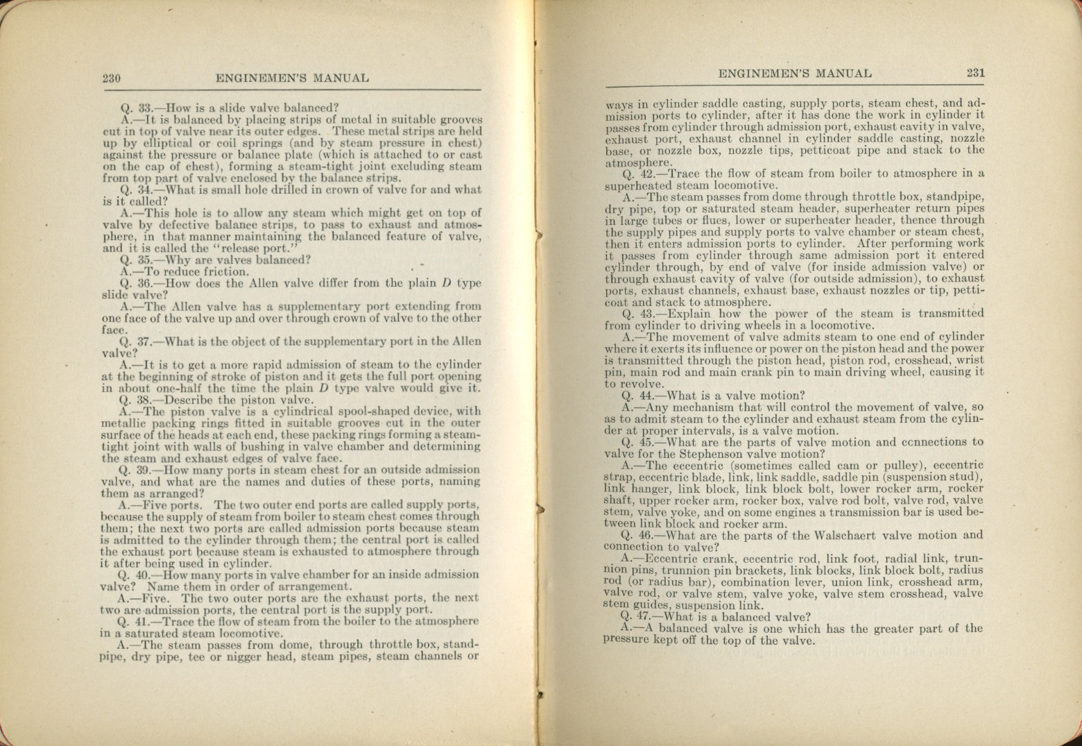 Enginemen's Manual
