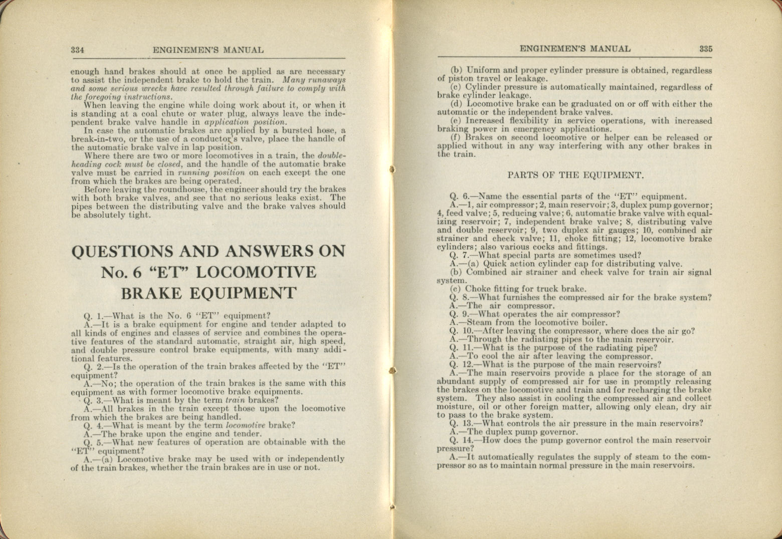 Enginemen's Manual