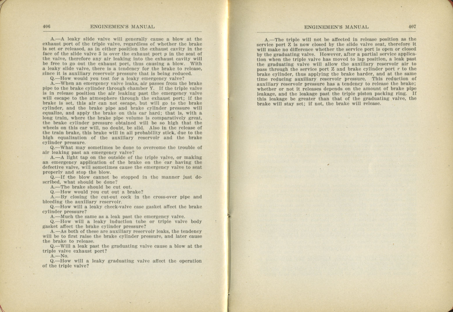 Enginemen's Manual