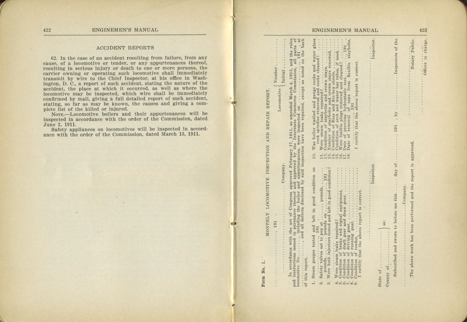 Enginemen's Manual