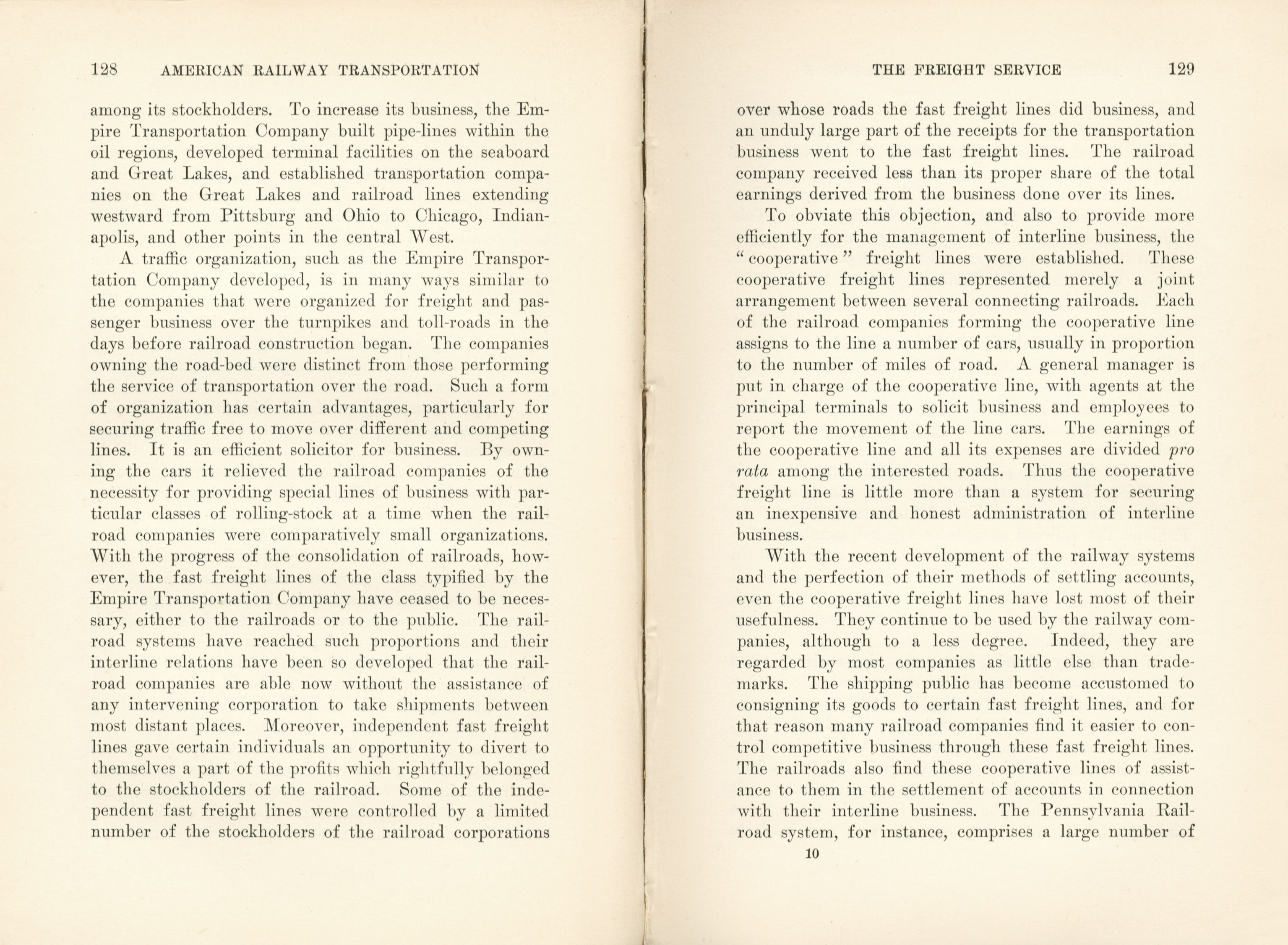 American Railway Transportation