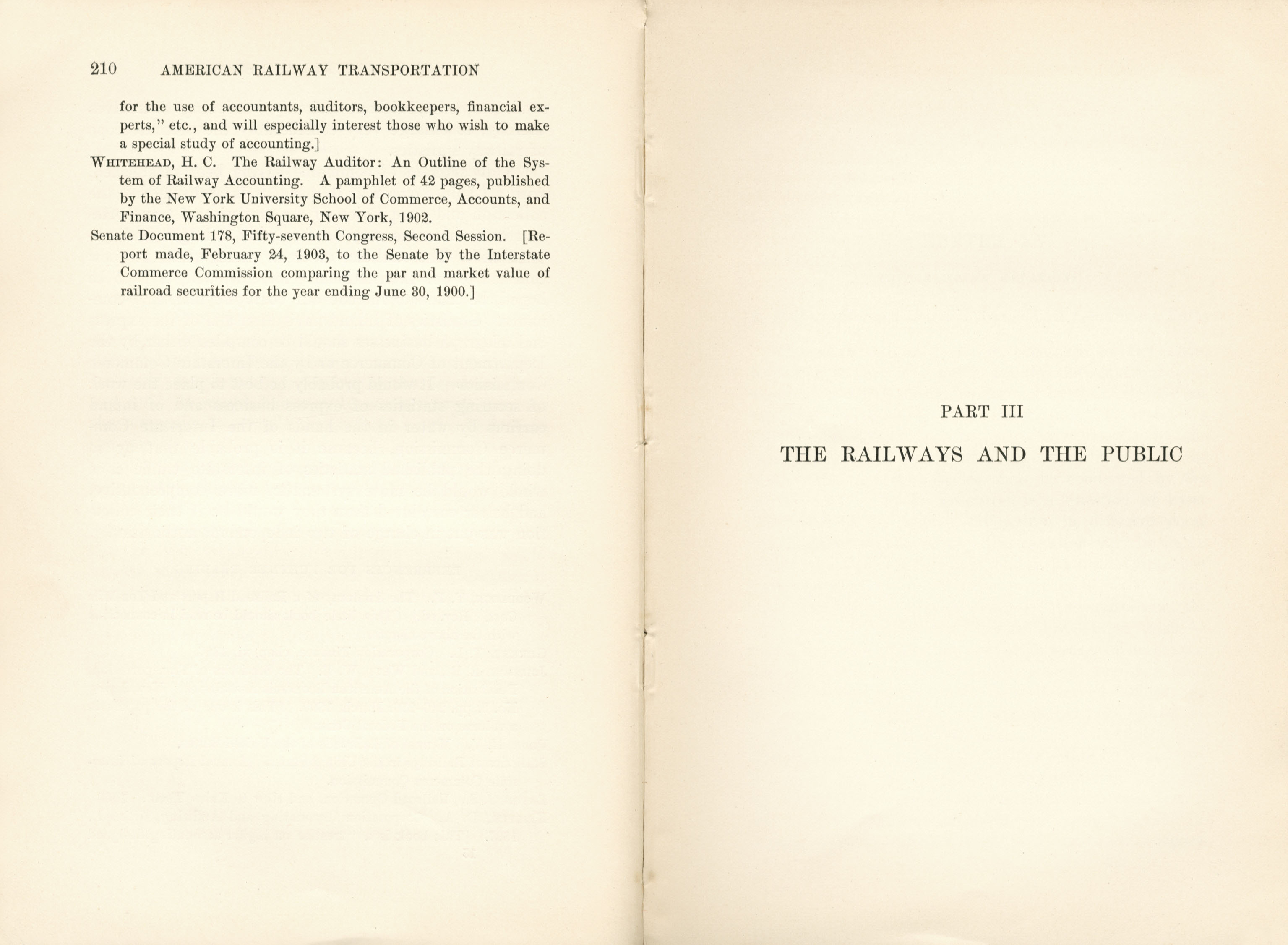 American Railway Transportation