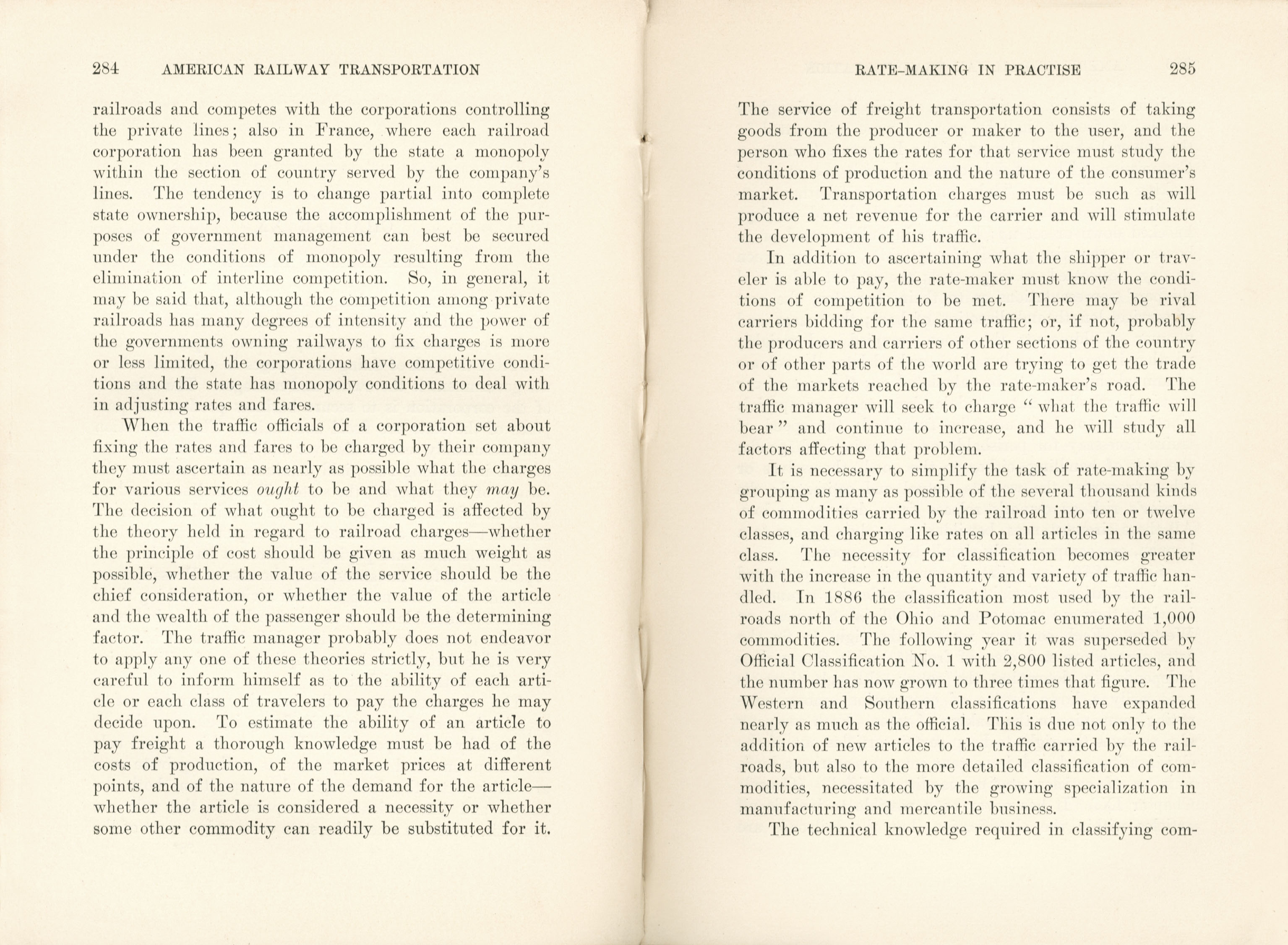 American Railway Transportation