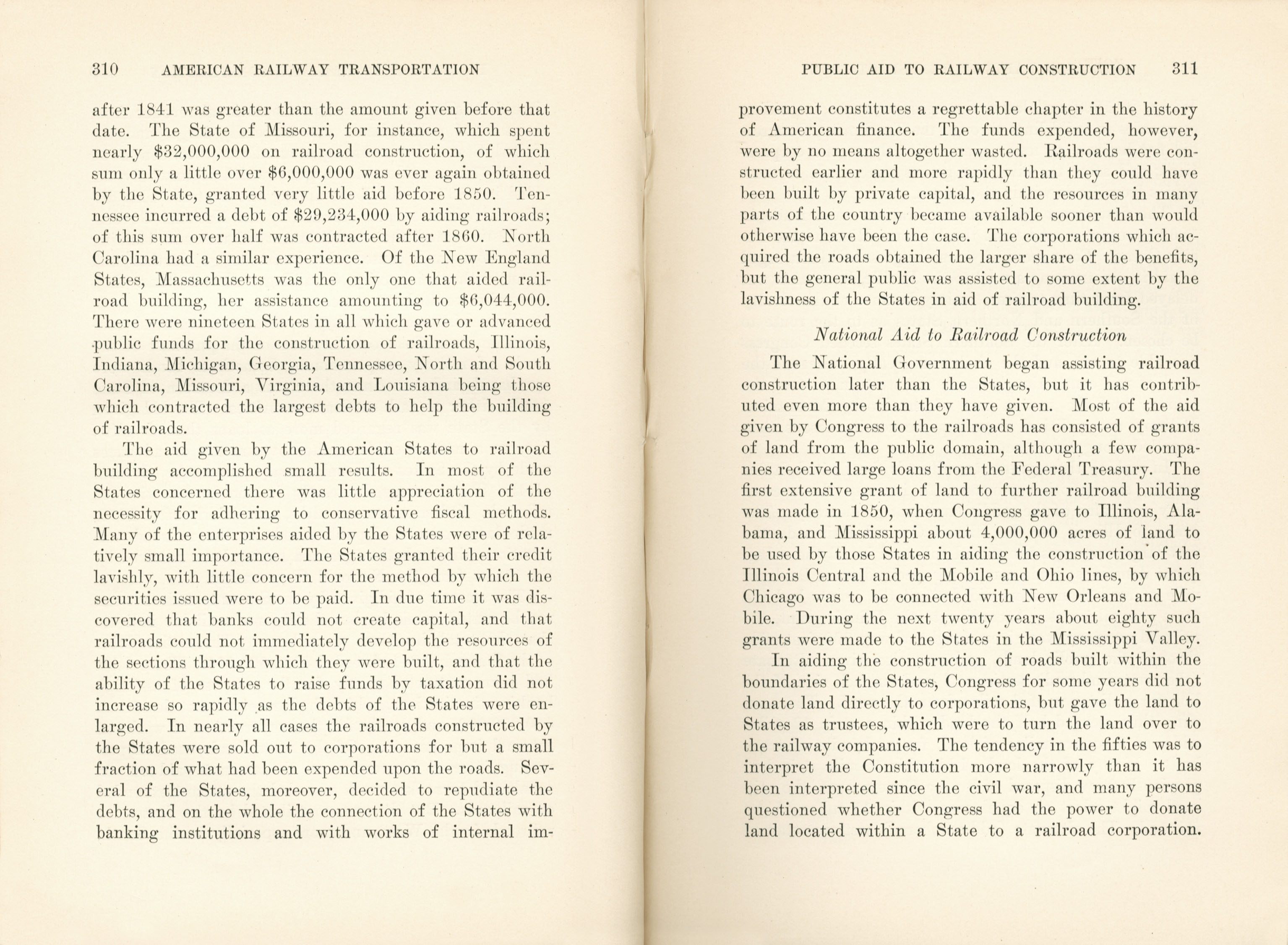 American Railway Transportation