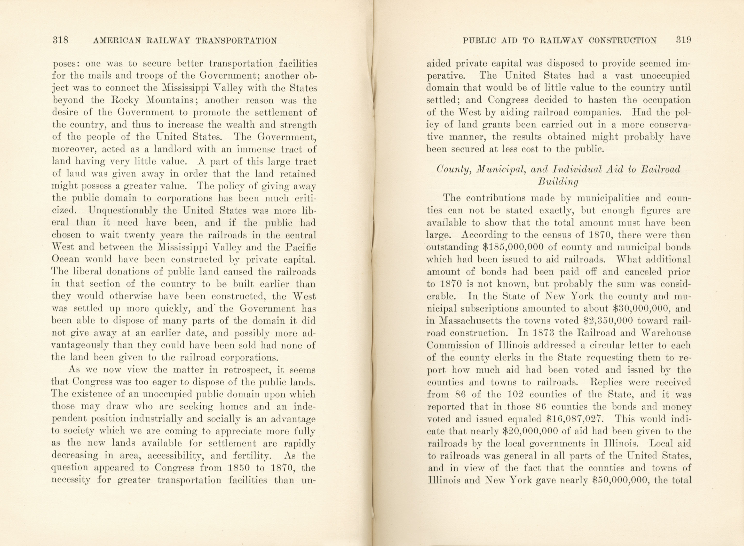 American Railway Transportation