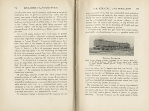 Principles of Railroad Transportation