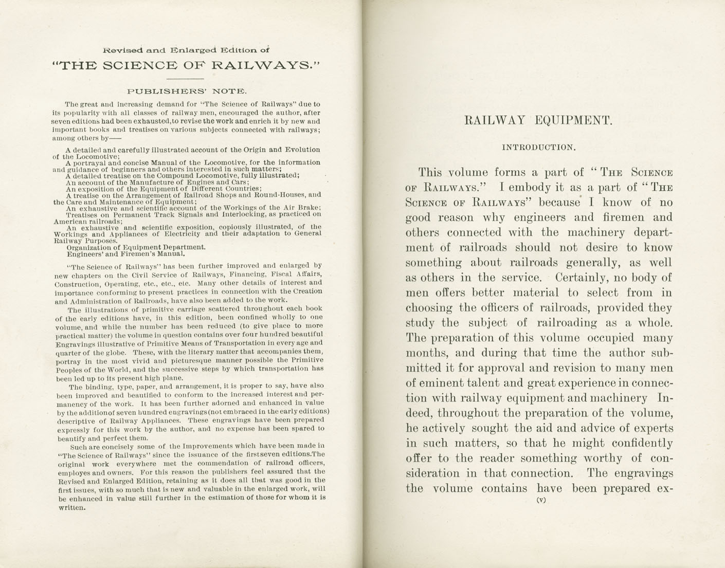 Science of Railways, Vol I