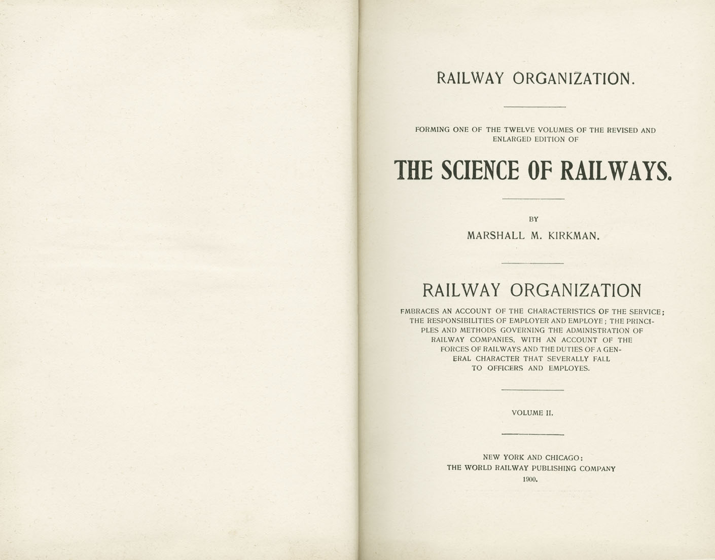 Science of Railways, Vol II