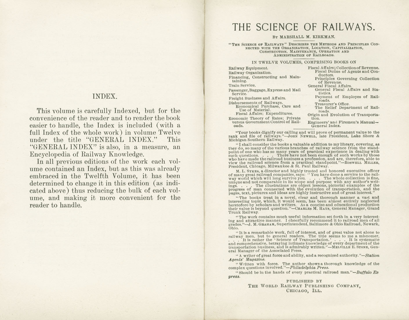 Science of Railways Vol III