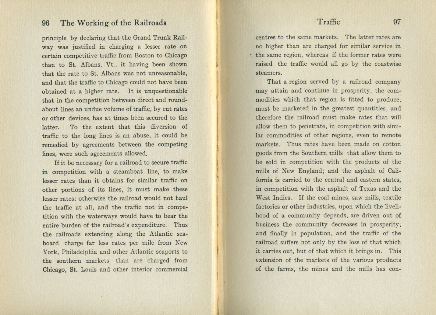 Working of the Railroads