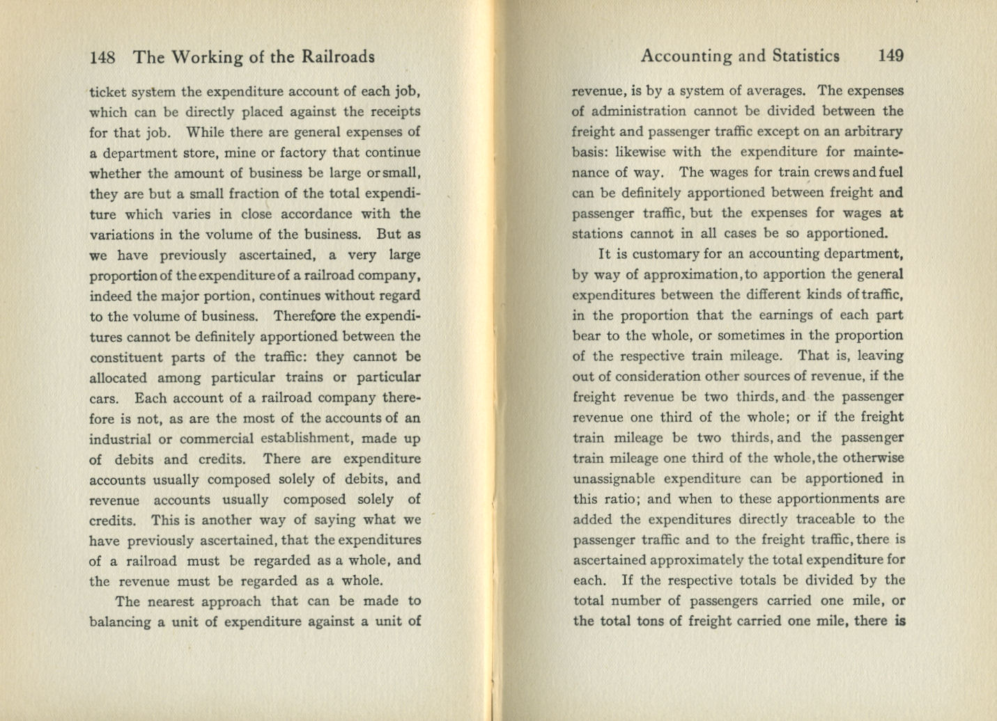 Working of the Railroads