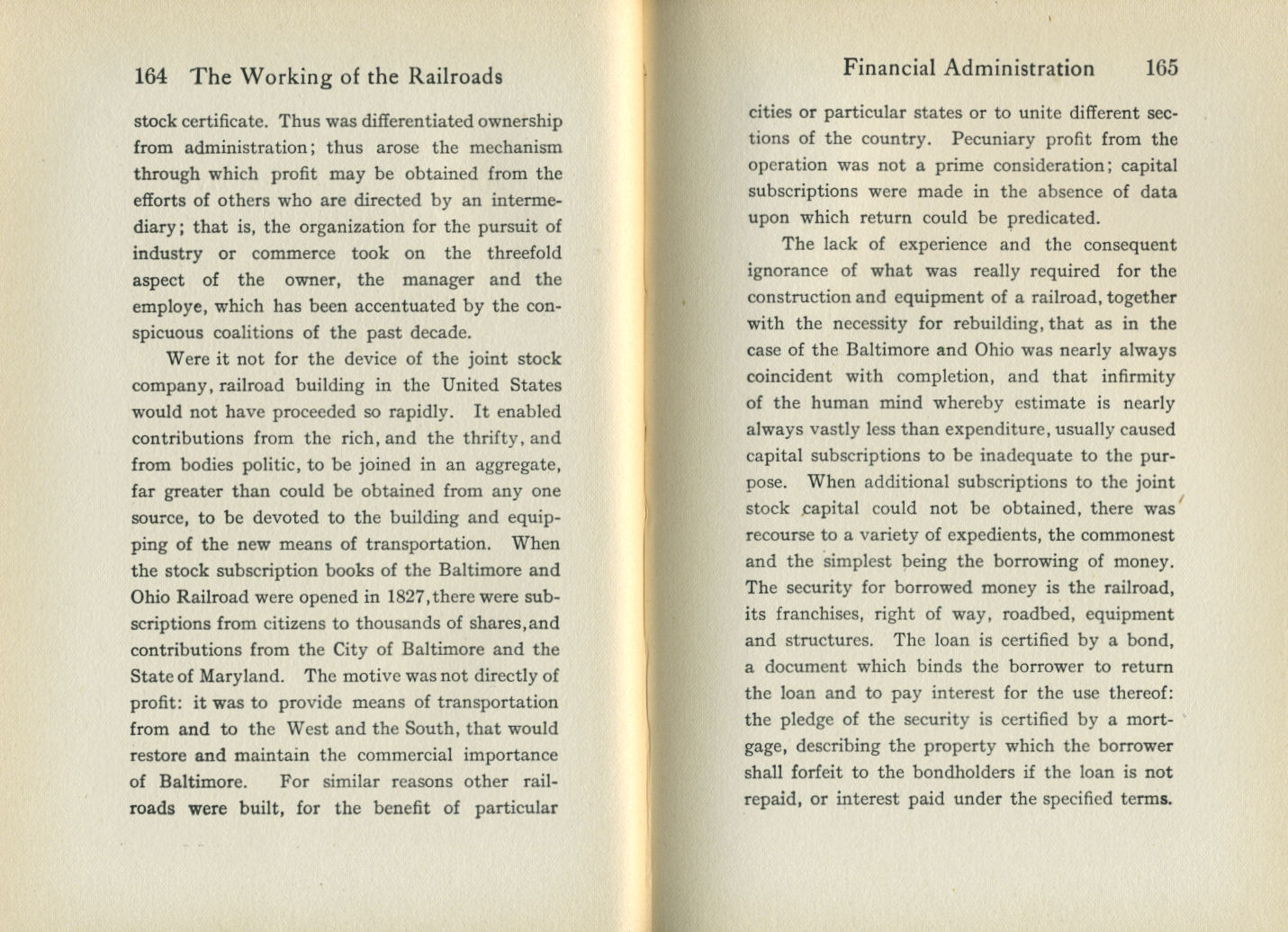 Working of the Railroads
