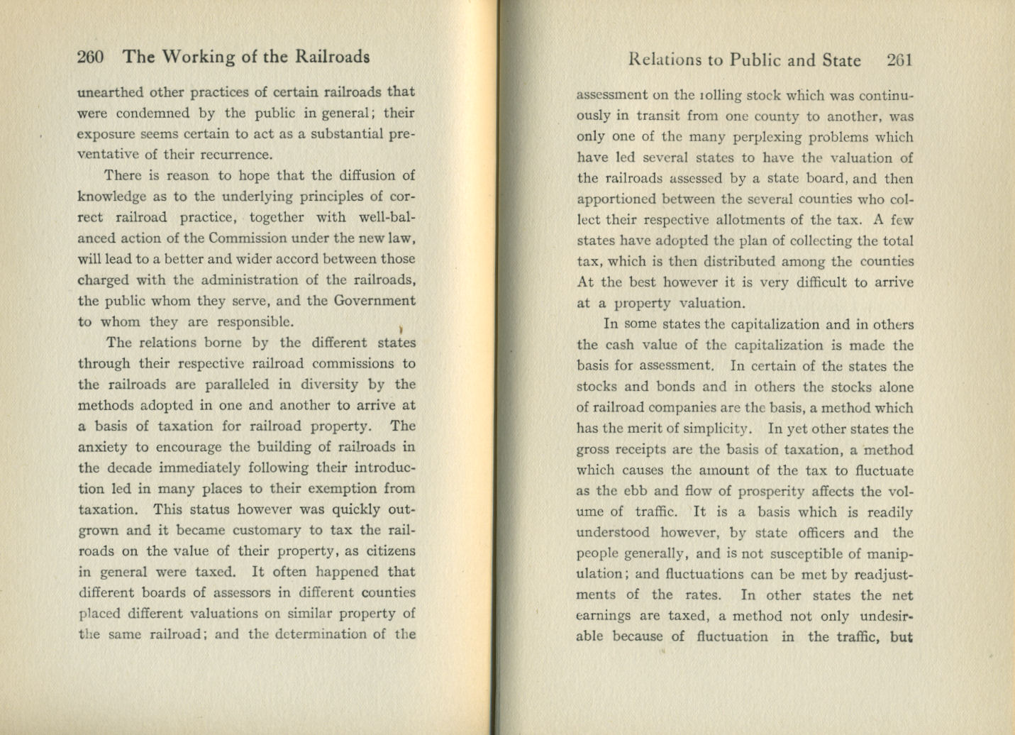 Working of the Railroads