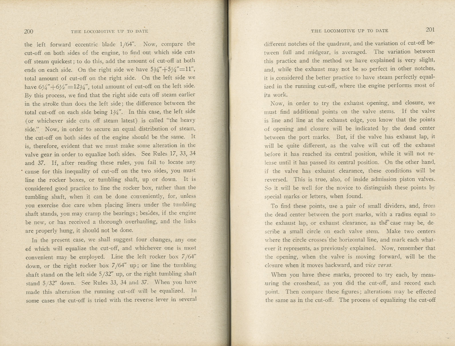 The Locomotive Up To Date