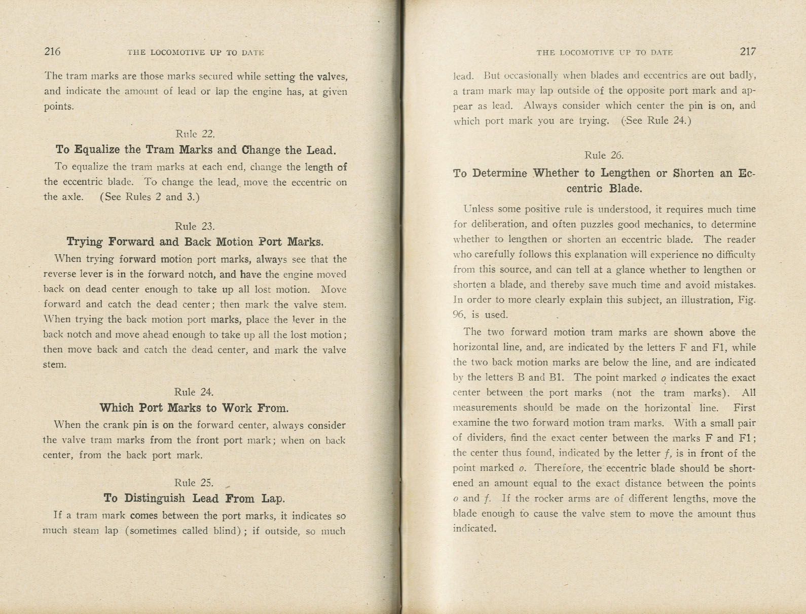 The Locomotive Up To Date