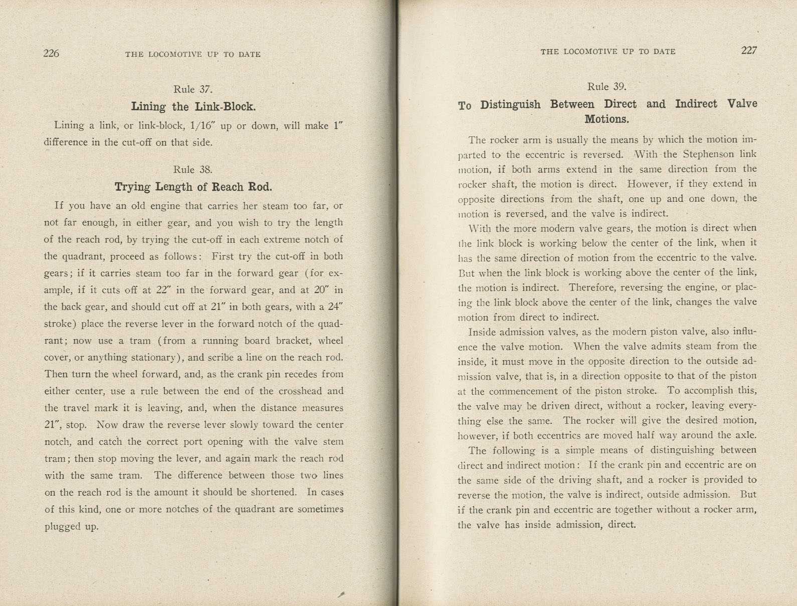 The Locomotive Up To Date