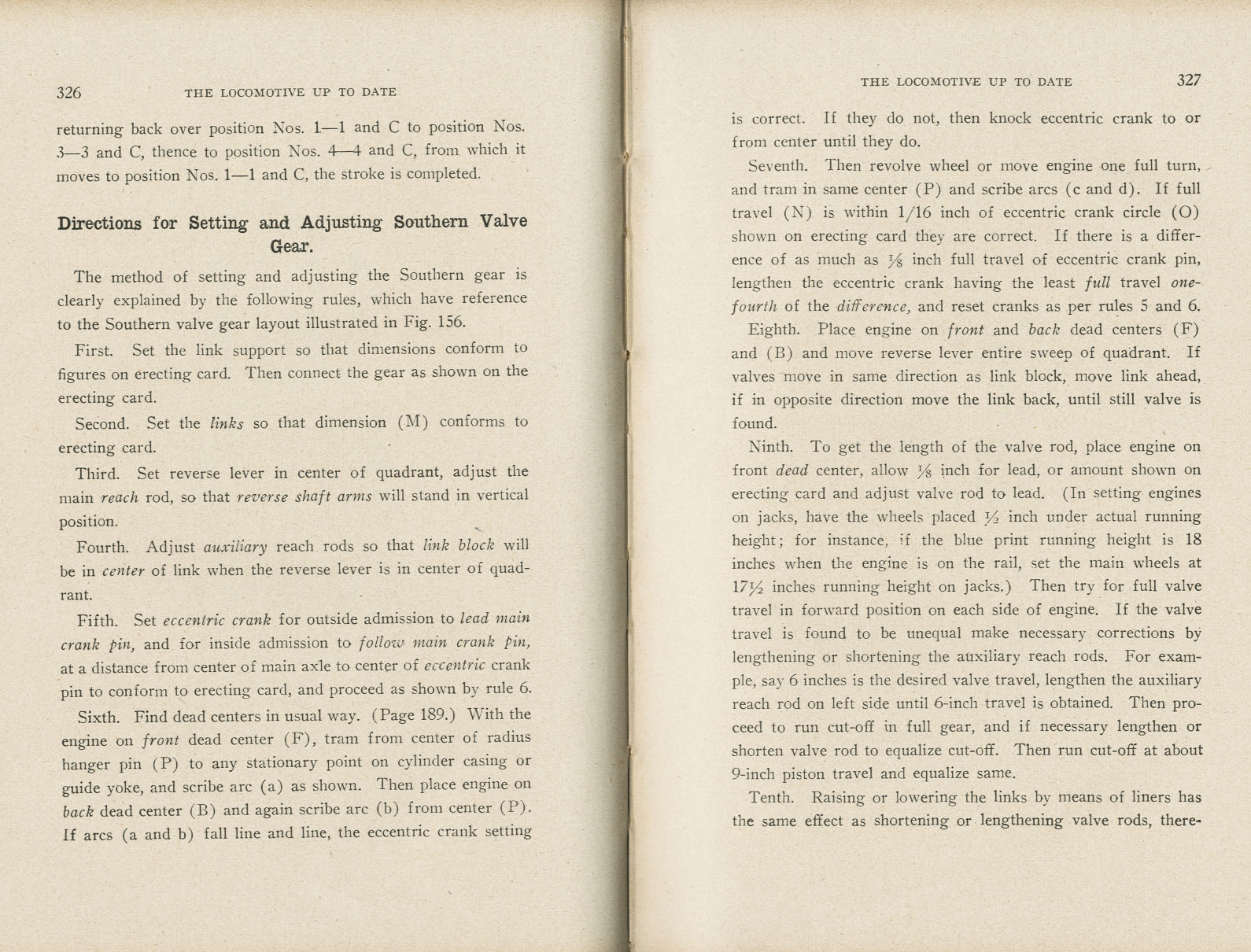 The Locomotive Up To Date