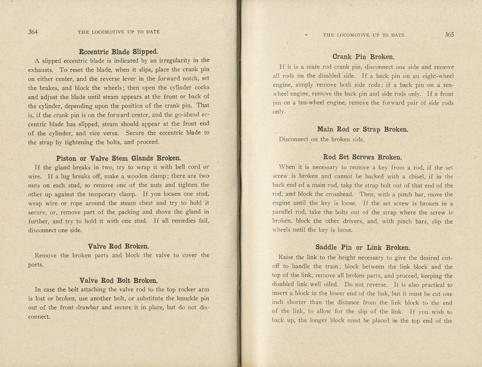 The Locomotive Up To Date