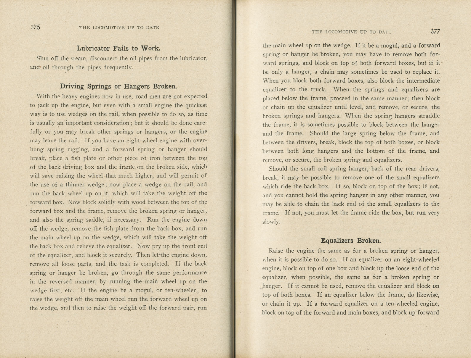 The Locomotive Up To Date