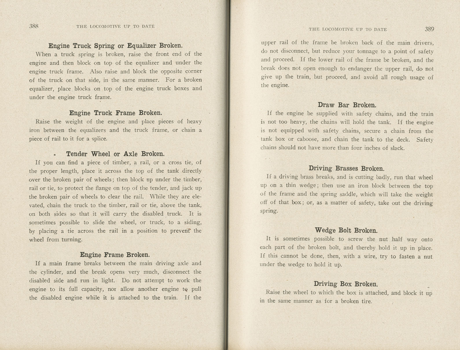 The Locomotive Up To Date