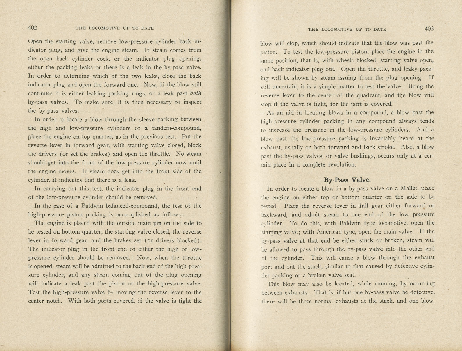 The Locomotive Up To Date