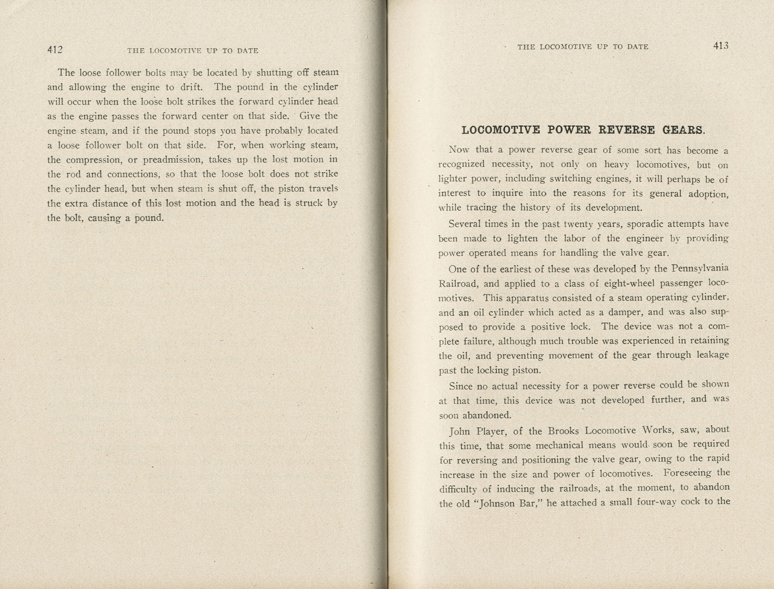 The Locomotive Up To Date