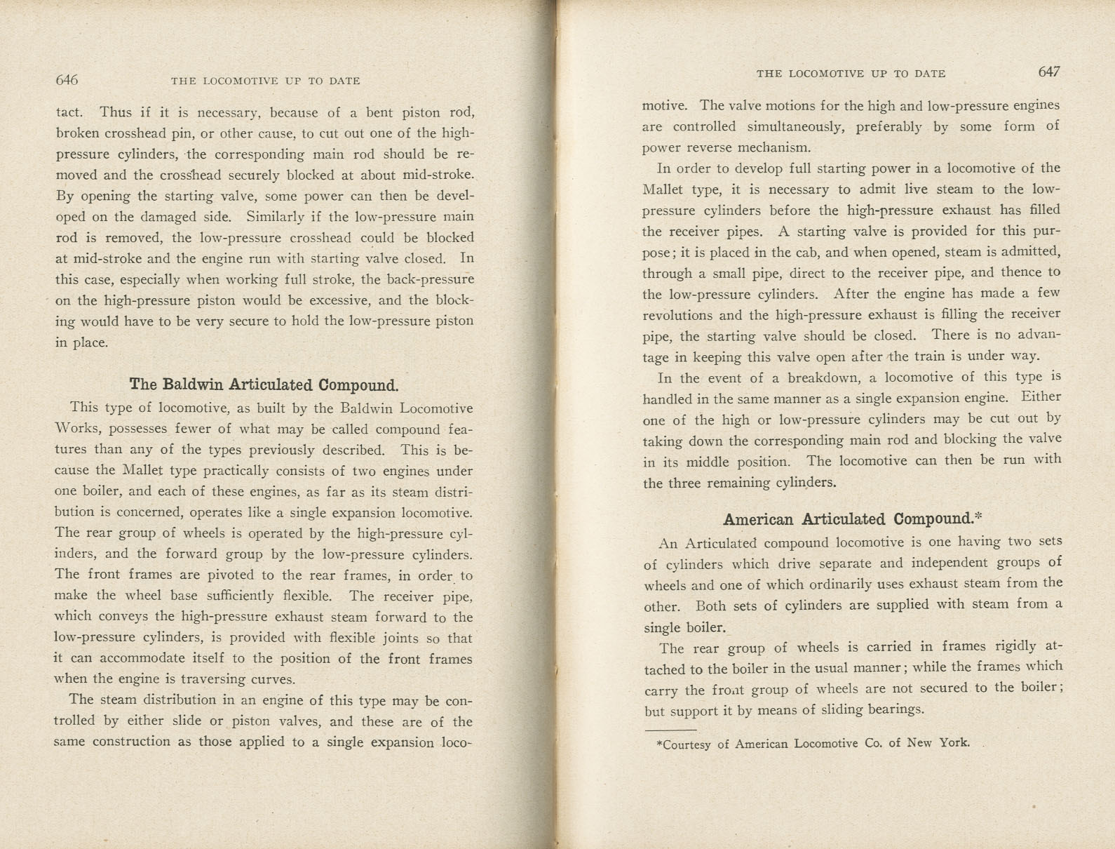 The Locomotive Up To Date