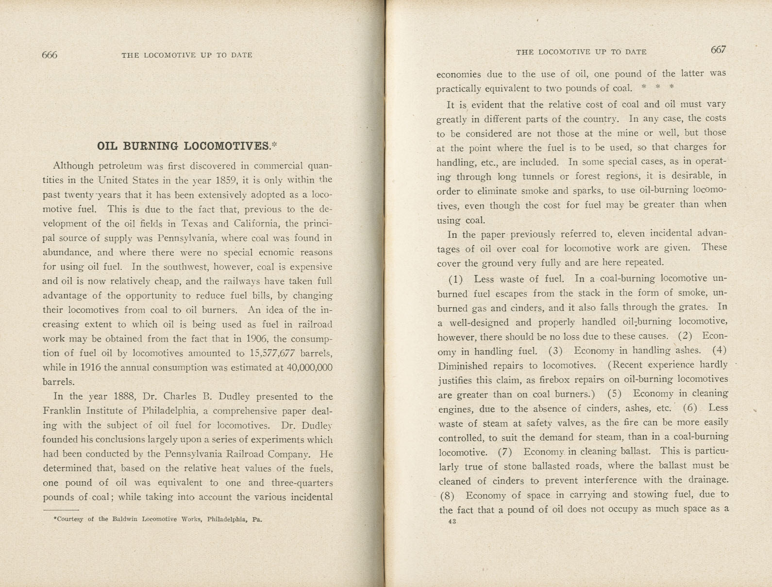 The Locomotive Up To Date