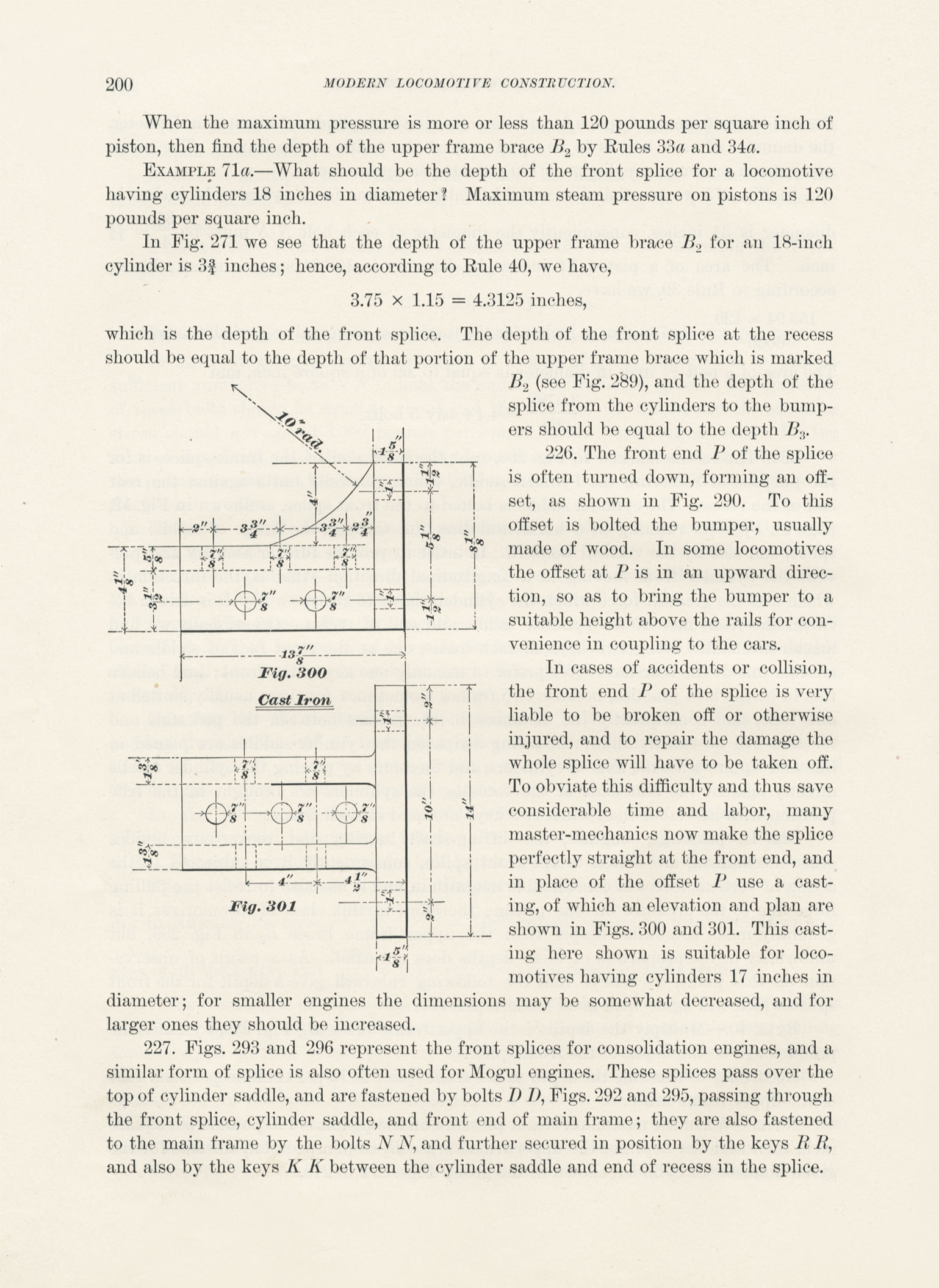 Modern Locomotive Construction