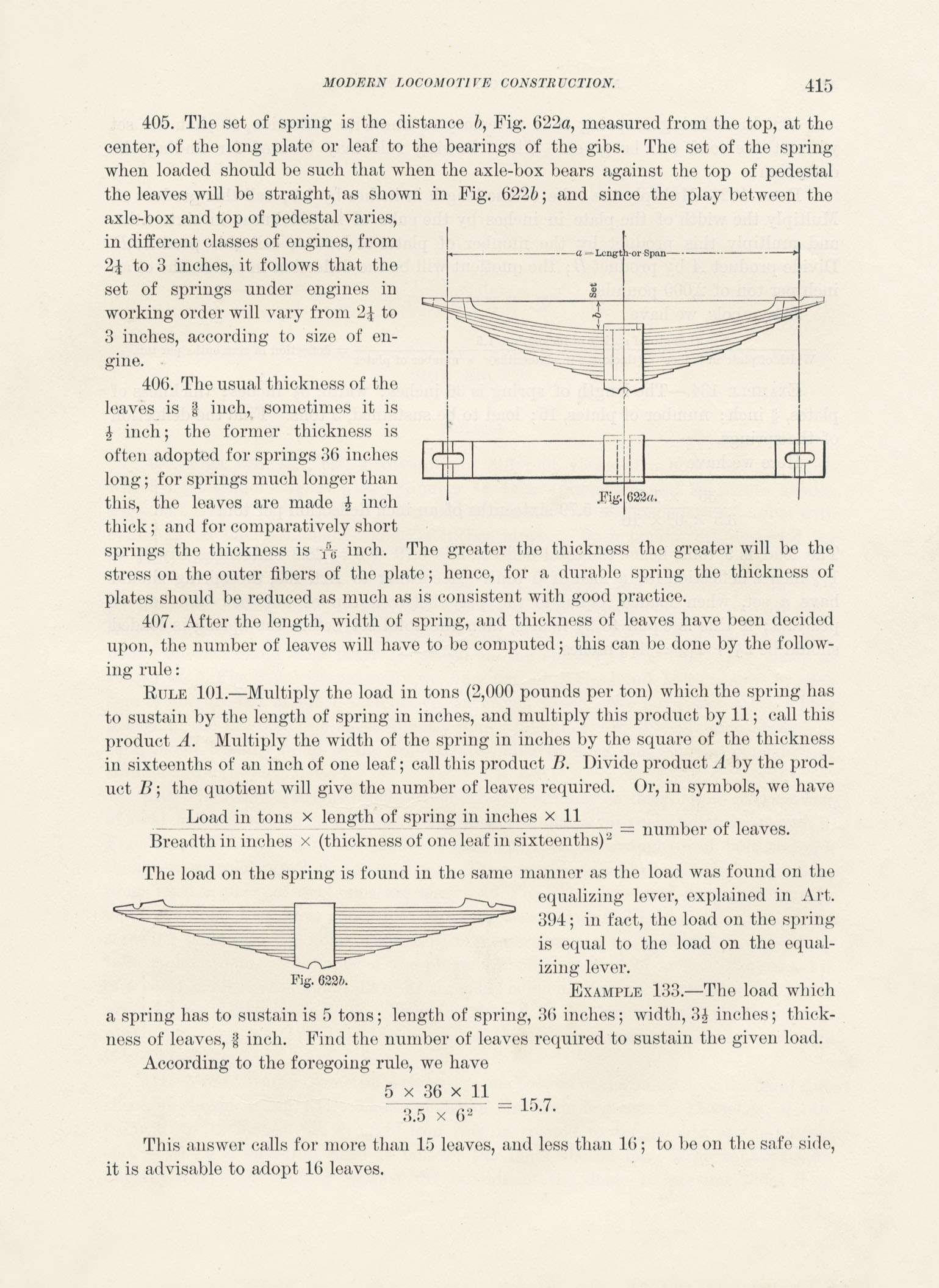 Modern Locomotive Construction