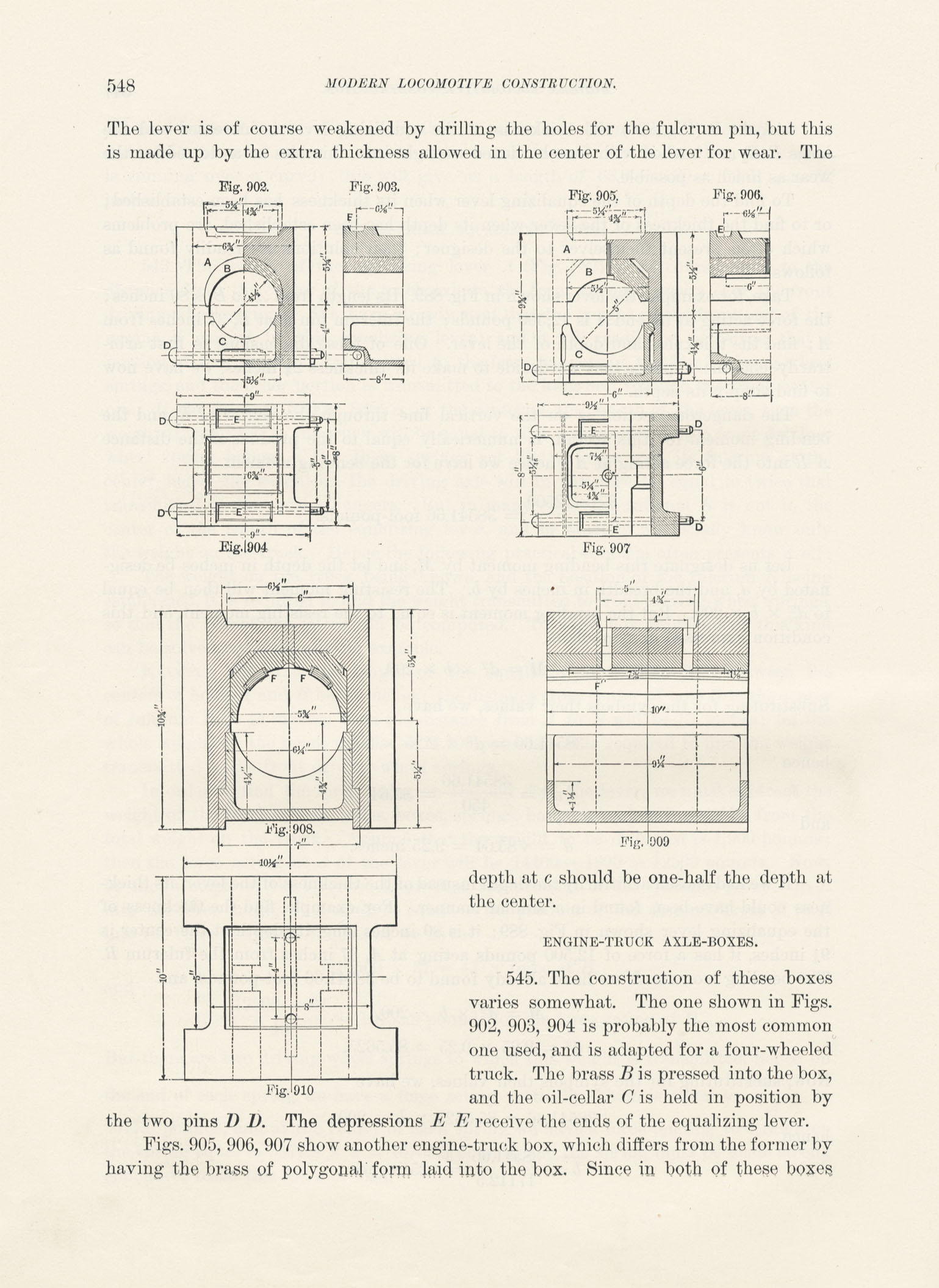 Modern Locomotive Construction