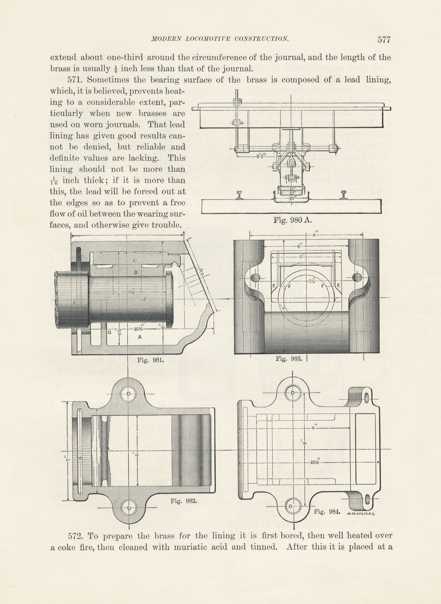 Modern Locomotive Construction