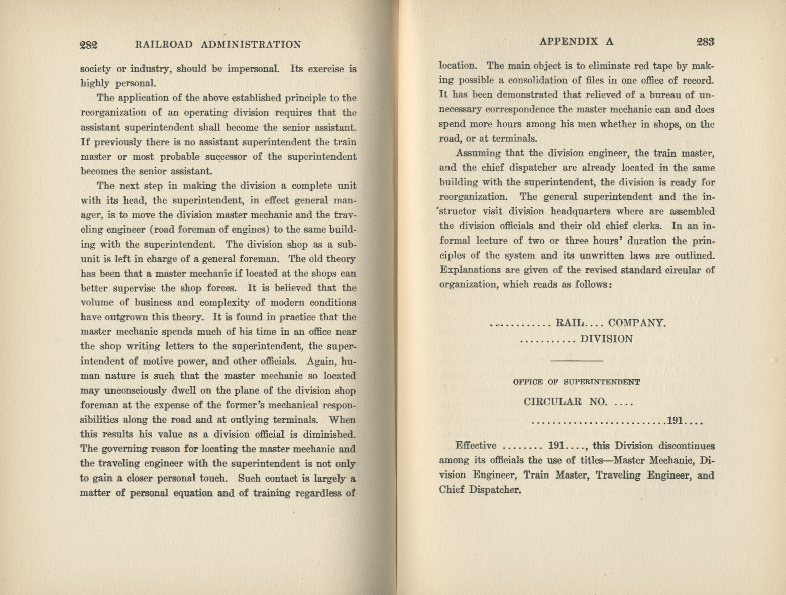 Railroad Administration