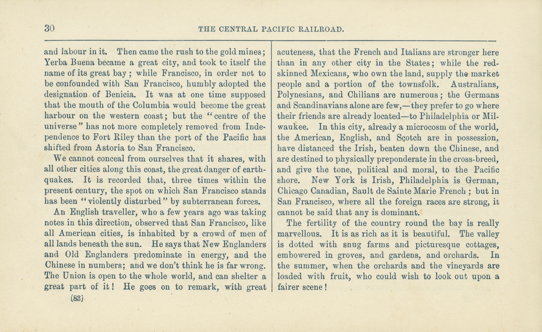 The Central Pacific Railroad