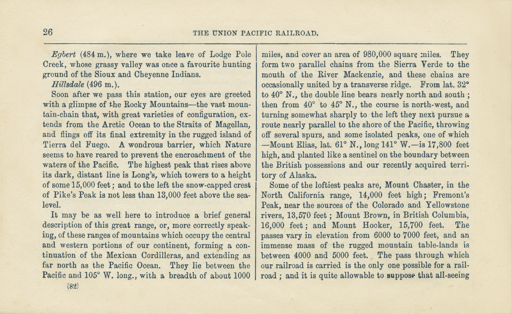 The Union Pacific Railroad